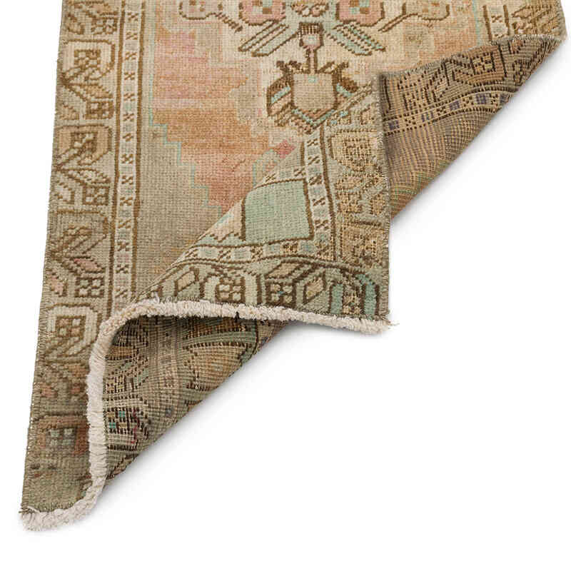 Alfombra Vintage Turca Anudada a Mano - 45 cm x 99 cm - K0076250