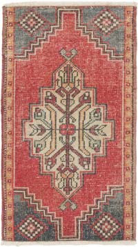 El Dokuma Vintage Halı - 53 cm x 92 cm