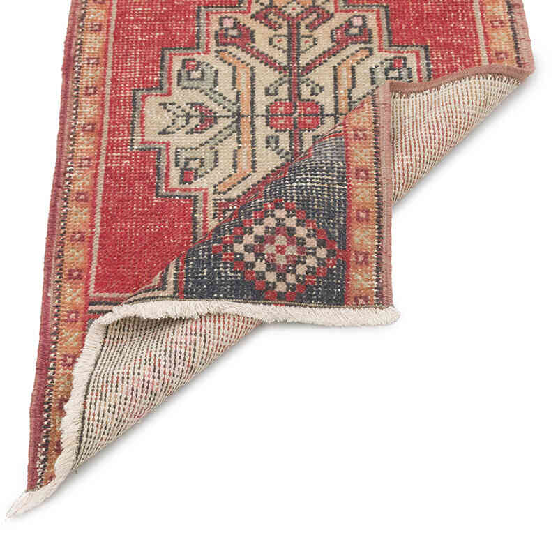 Vintage Turkish Hand-Knotted Rug - 1' 9" x 3'  (21" x 36") - K0076251
