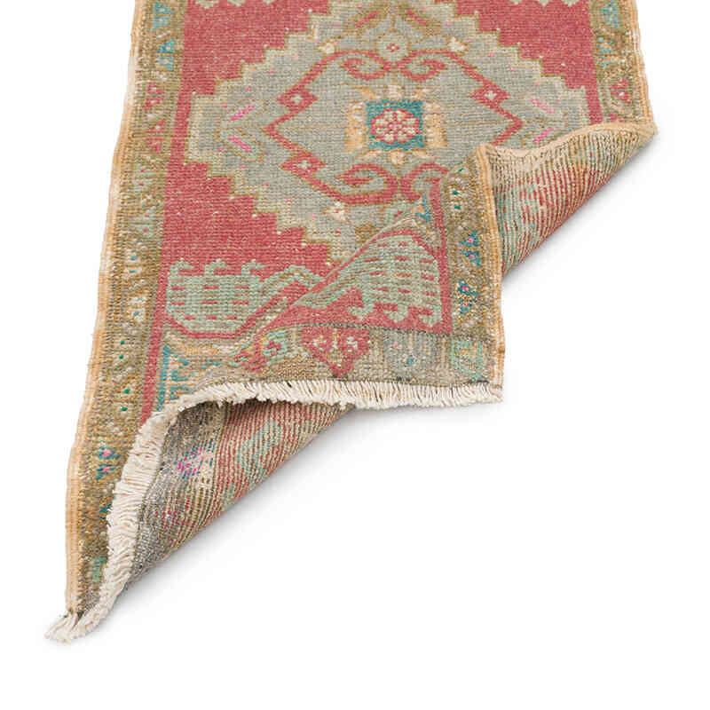 Vintage Turkish Hand-Knotted Rug - 1' 9" x 3' 3" (21" x 39") - K0076253