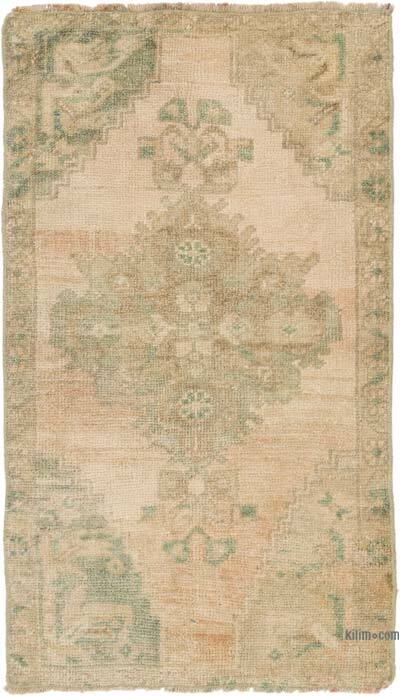 Alfombra Vintage Turca Anudada a Mano - 49 cm x 85 cm