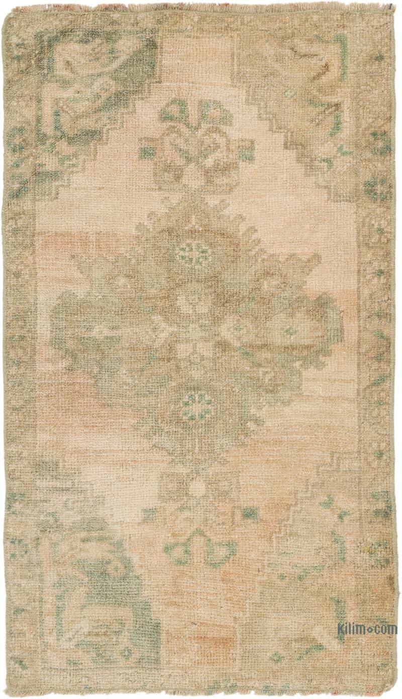 El Dokuma Vintage Halı - 49 cm x 85 cm - K0076254