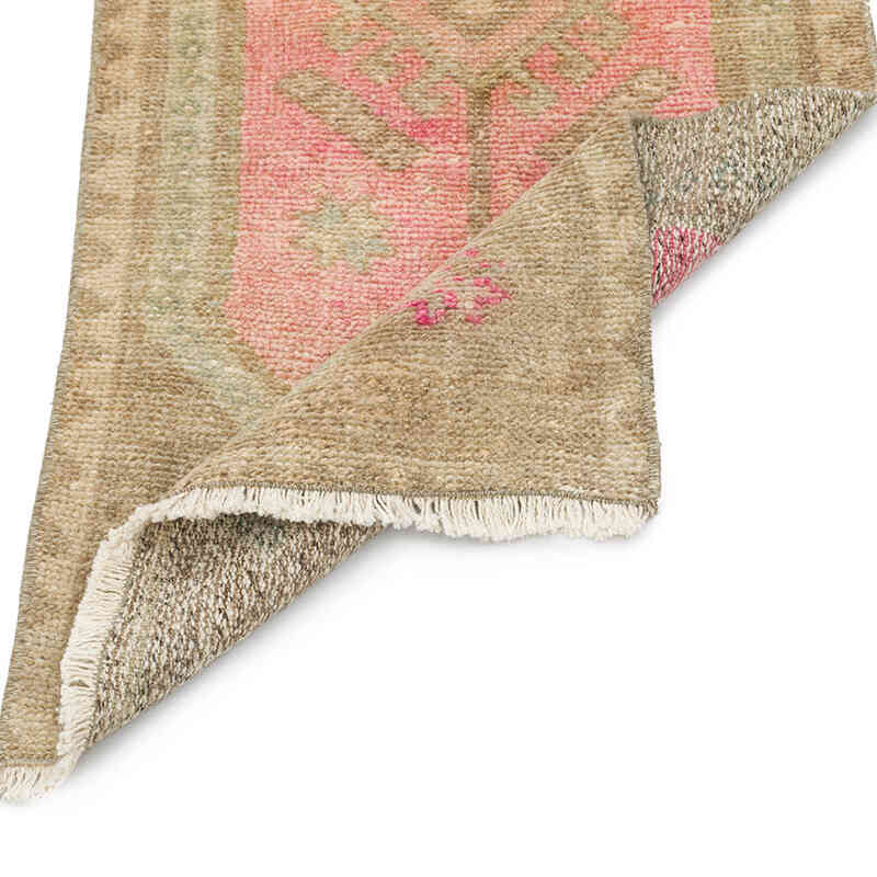 Vintage Turkish Hand-Knotted Rug - 1' 6" x 2' 11" (18" x 35") - K0076257