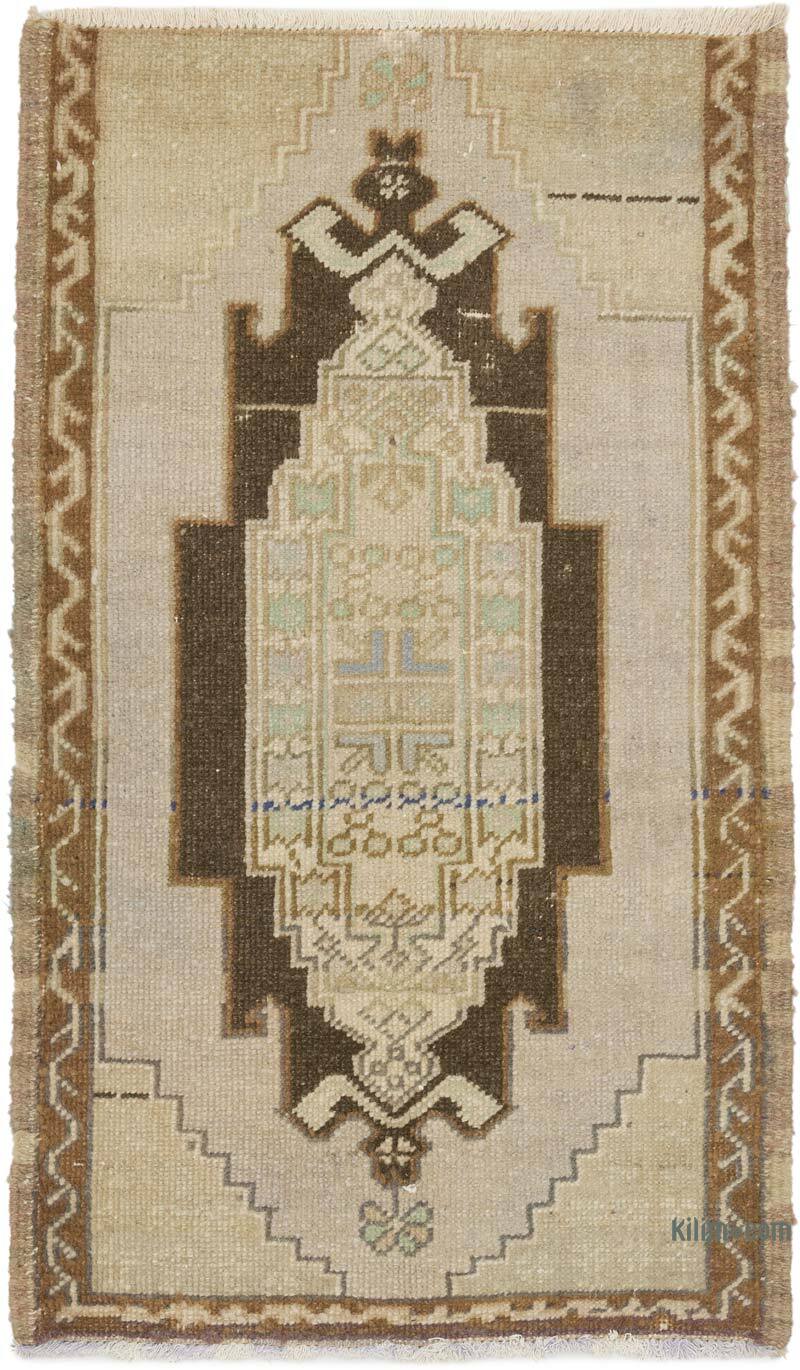 Vintage Turkish Hand-Knotted Rug - 1' 10" x 3' 1" (22" x 37") - K0076258