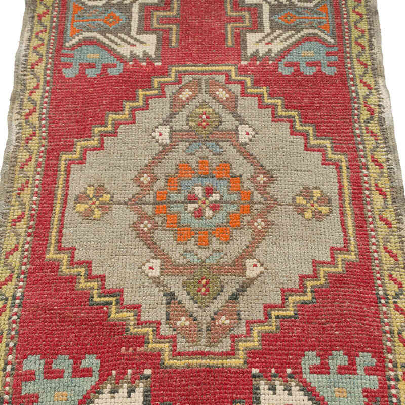 Vintage Turkish Hand-Knotted Rug - 1' 9" x 3' 5" (21" x 41") - K0076264