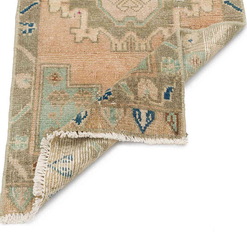 Alfombra Vintage Turca Anudada a Mano - 48 cm x 98 cm - K0076268