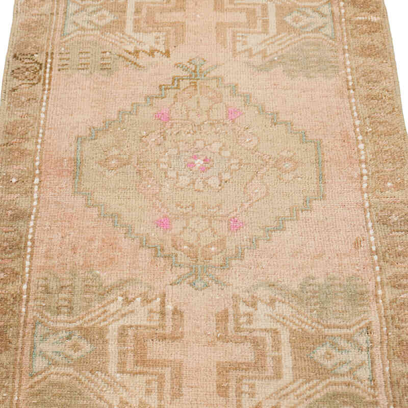 Vintage Turkish Hand-Knotted Rug - 1' 7" x 2' 11" (19" x 35") - K0076269