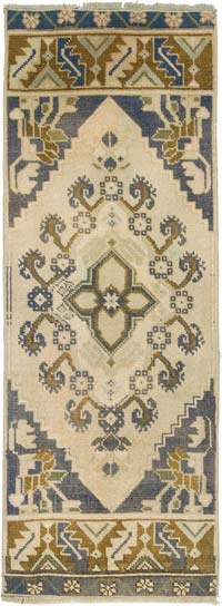El Dokuma Vintage Halı - 42 cm x 115 cm