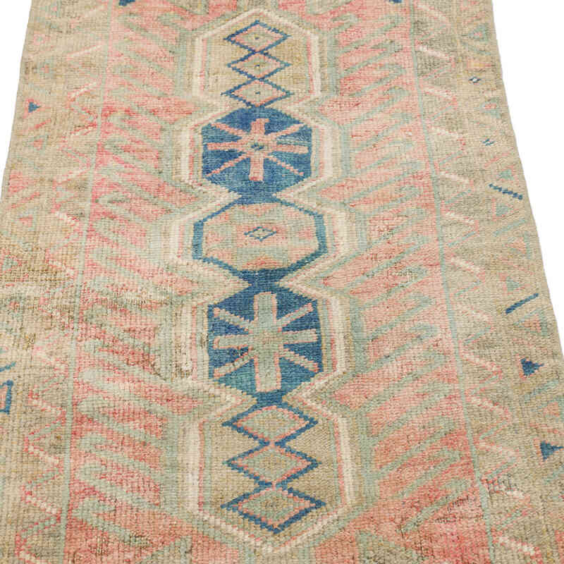 Alfombra Vintage Turca Anudada a Mano - 50 cm x 110 cm - K0076280