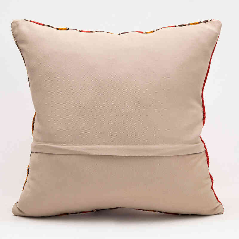 Kilim Pillow Cover - 1' 8" x 1' 8" (20" x 20") - K0076341