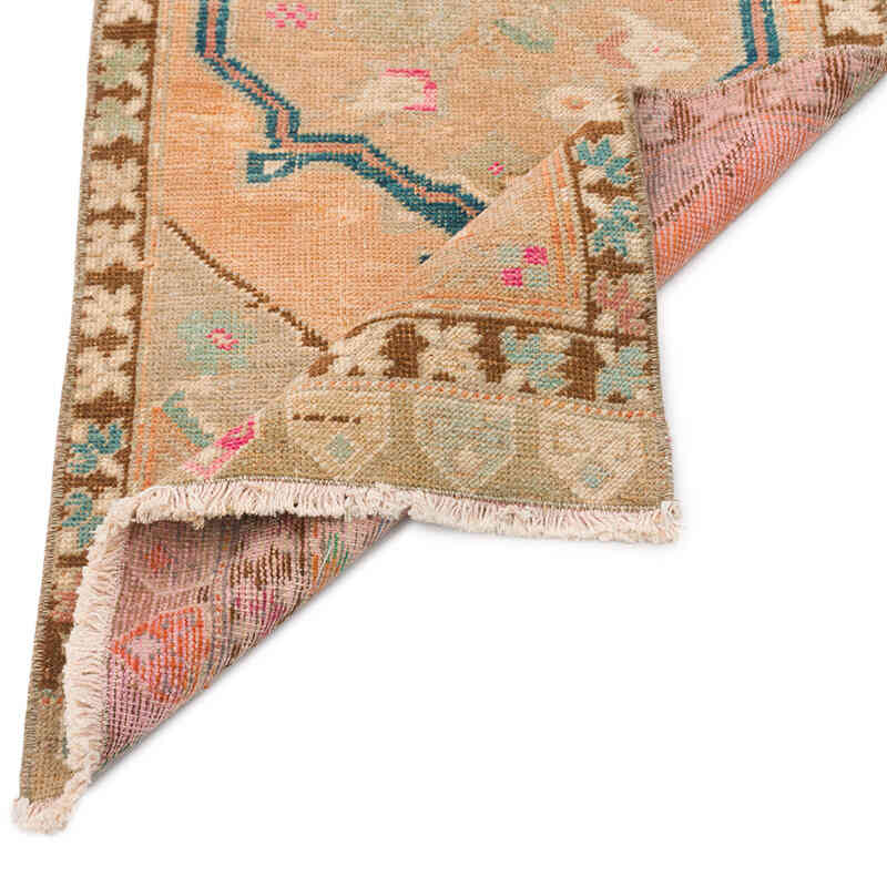 El Dokuma Vintage Halı - 50 cm x 119 cm - K0076375