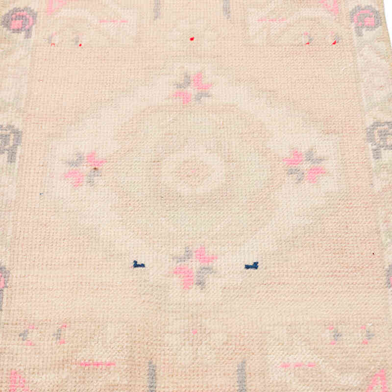 Vintage Turkish Hand-Knotted Rug - 1' 7" x 3' 2" (19" x 38") - K0076376