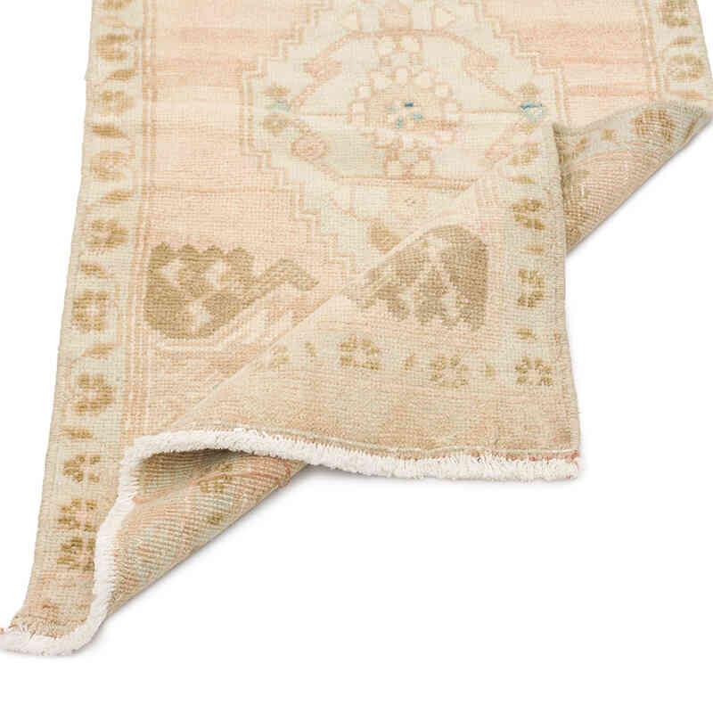 Alfombra Vintage Turca Anudada a Mano - 52 cm x 104 cm - K0076381