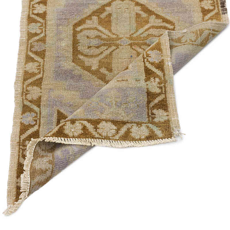 El Dokuma Vintage Halı - 47 cm x 80 cm - K0076385