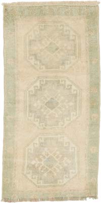 El Dokuma Vintage Halı - 48 cm x 97 cm