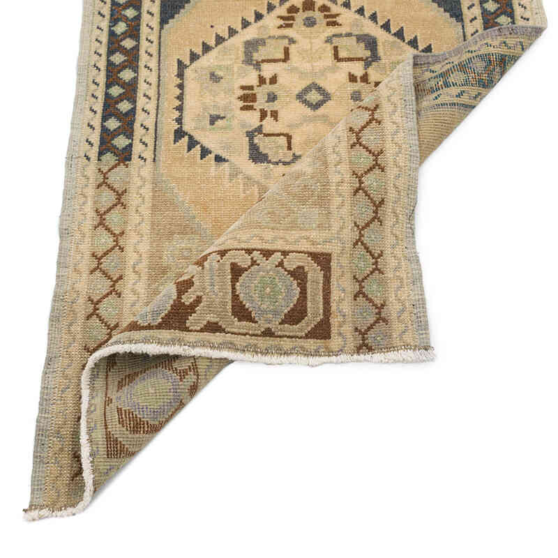 Vintage Turkish Hand-Knotted Rug - 1' 10" x 3' 5" (22" x 41") - K0076399