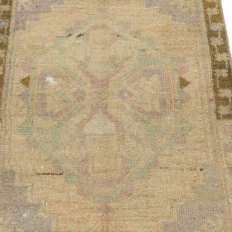 Vintage Turkish Hand-Knotted Rug - 1' 9" x 3' 3" (21" x 39") - K0076400