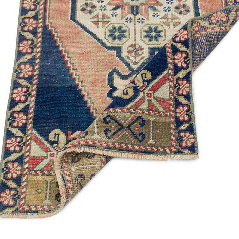 Vintage Turkish Hand-Knotted Rug - 1' 8" x 3' 7" (20" x 43") - K0076401
