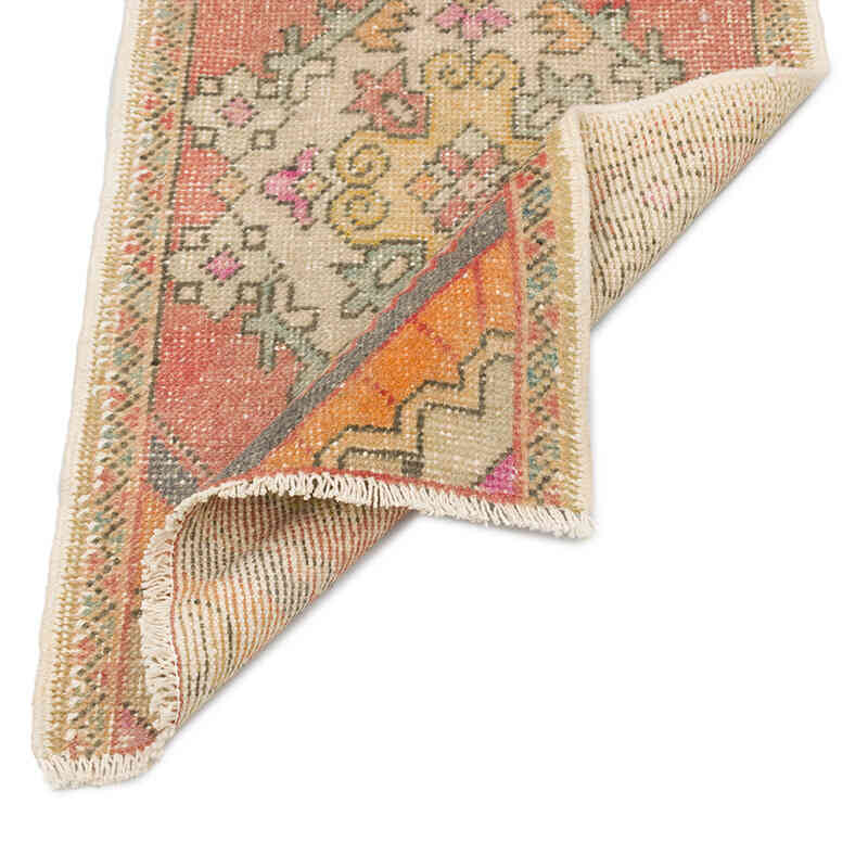 Vintage Turkish Hand-Knotted Rug - 1' 8" x 2' 10" (20" x 34") - K0076403