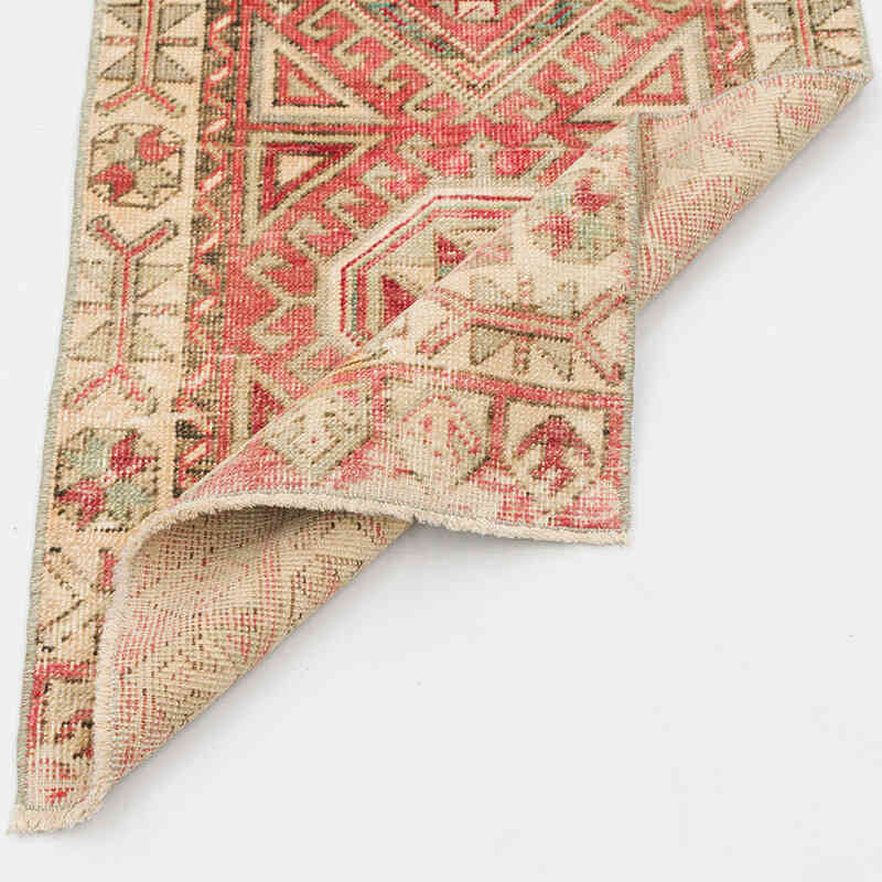 Alfombra Vintage Turca Anudada a Mano - 53 cm x 122 cm - K0076406