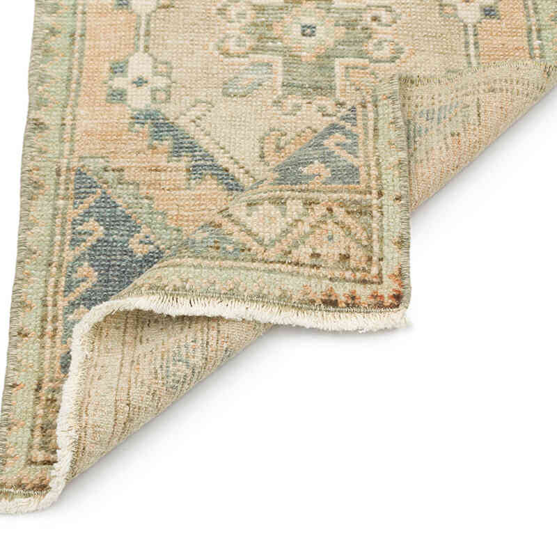 Vintage Turkish Hand-Knotted Rug - 1' 5" x 2' 10" (17" x 34") - K0076412
