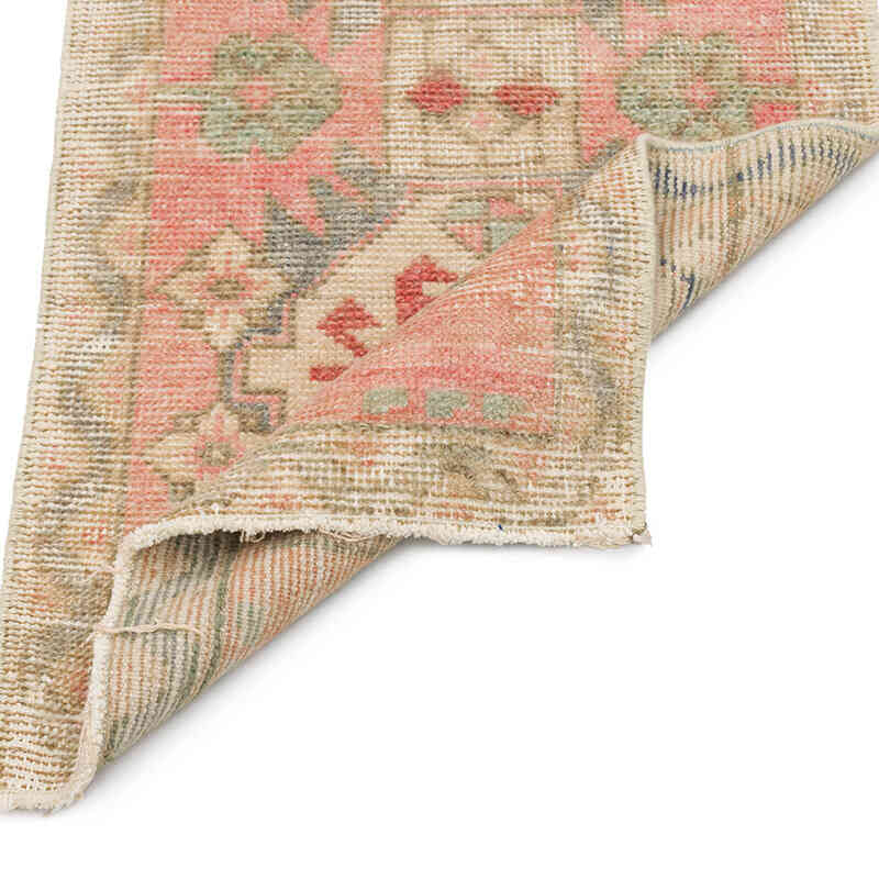 El Dokuma Vintage Halı - 45 cm x 87 cm - K0076413