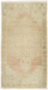 El Dokuma Vintage Halı - 55 cm x 100 cm