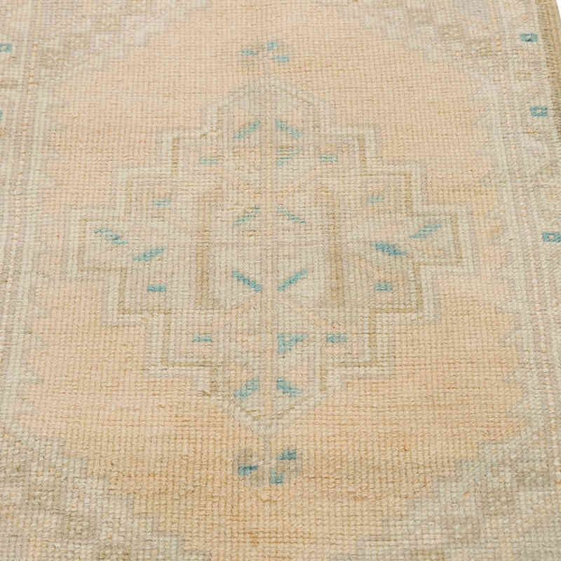 Alfombra Vintage Turca Anudada a Mano - 51 cm x 96 cm - K0076422
