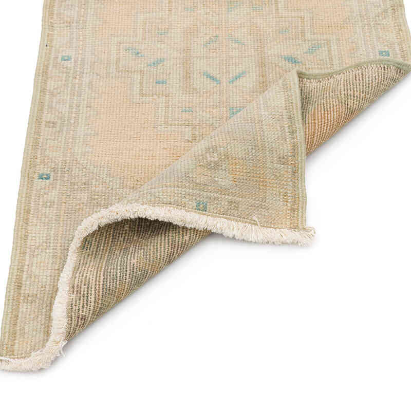 Alfombra Vintage Turca Anudada a Mano - 51 cm x 96 cm - K0076422