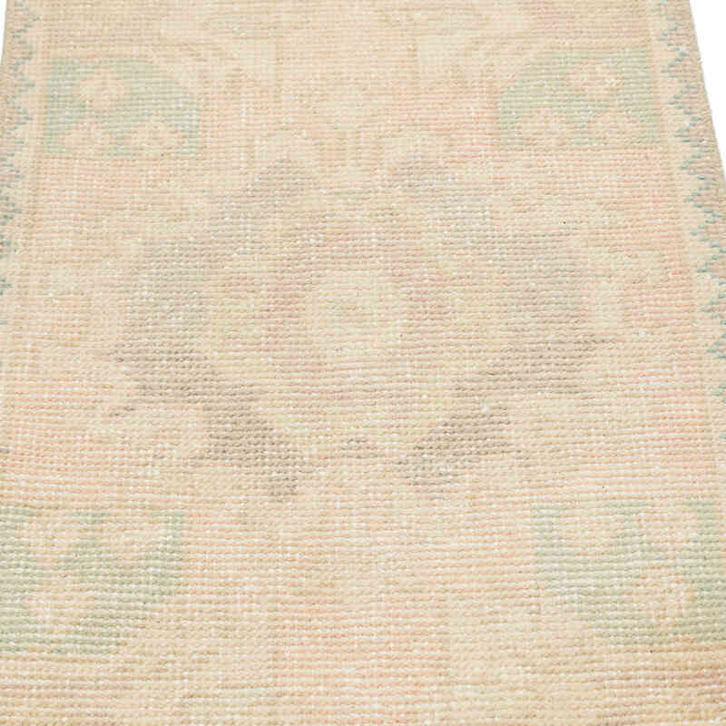 Alfombra Vintage Turca Anudada a Mano - 47 cm x 90 cm - K0076424