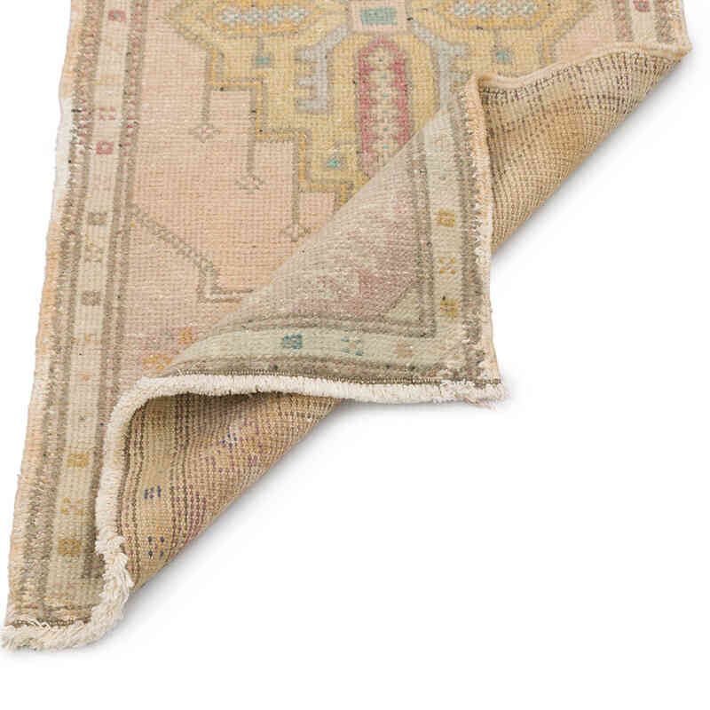 Alfombra Vintage Turca Anudada a Mano - 54 cm x 115 cm - K0076438