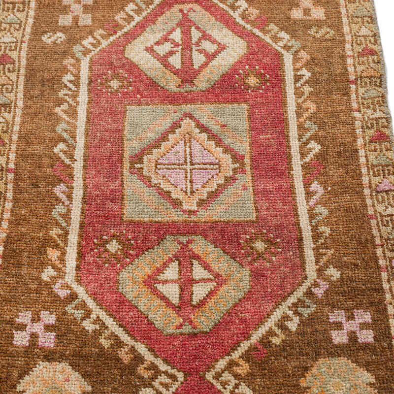 Vintage Turkish Hand-Knotted Rug - 1' 8" x 2' 11" (20" x 35") - K0076439