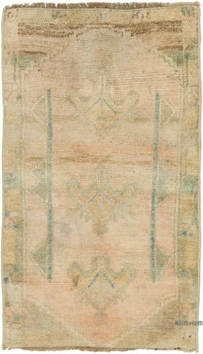 Vintage Turkish Hand-Knotted Rug - 1' 6" x 2' 7" (18" x 31")