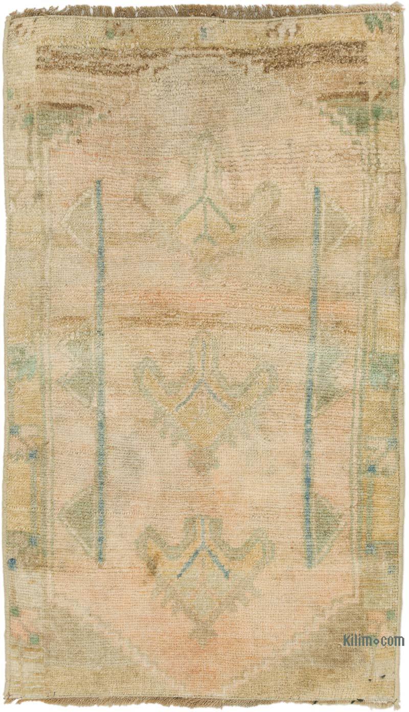 Alfombra Vintage Turca Anudada a Mano - 45 cm x 78 cm - K0076440
