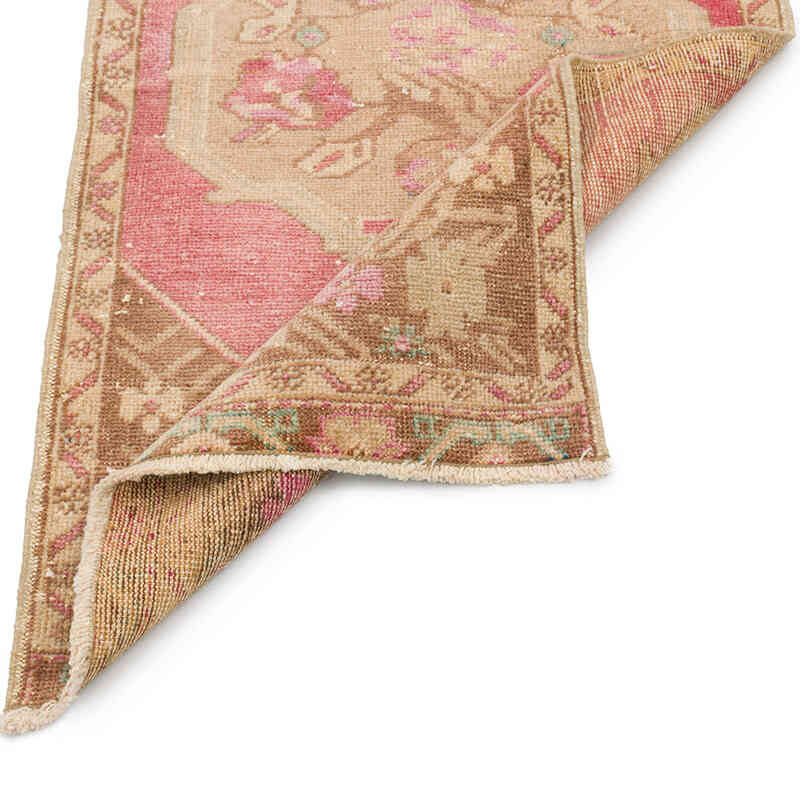 Vintage Turkish Hand-Knotted Rug - 1' 9" x 3' 3" (21" x 39") - K0076441