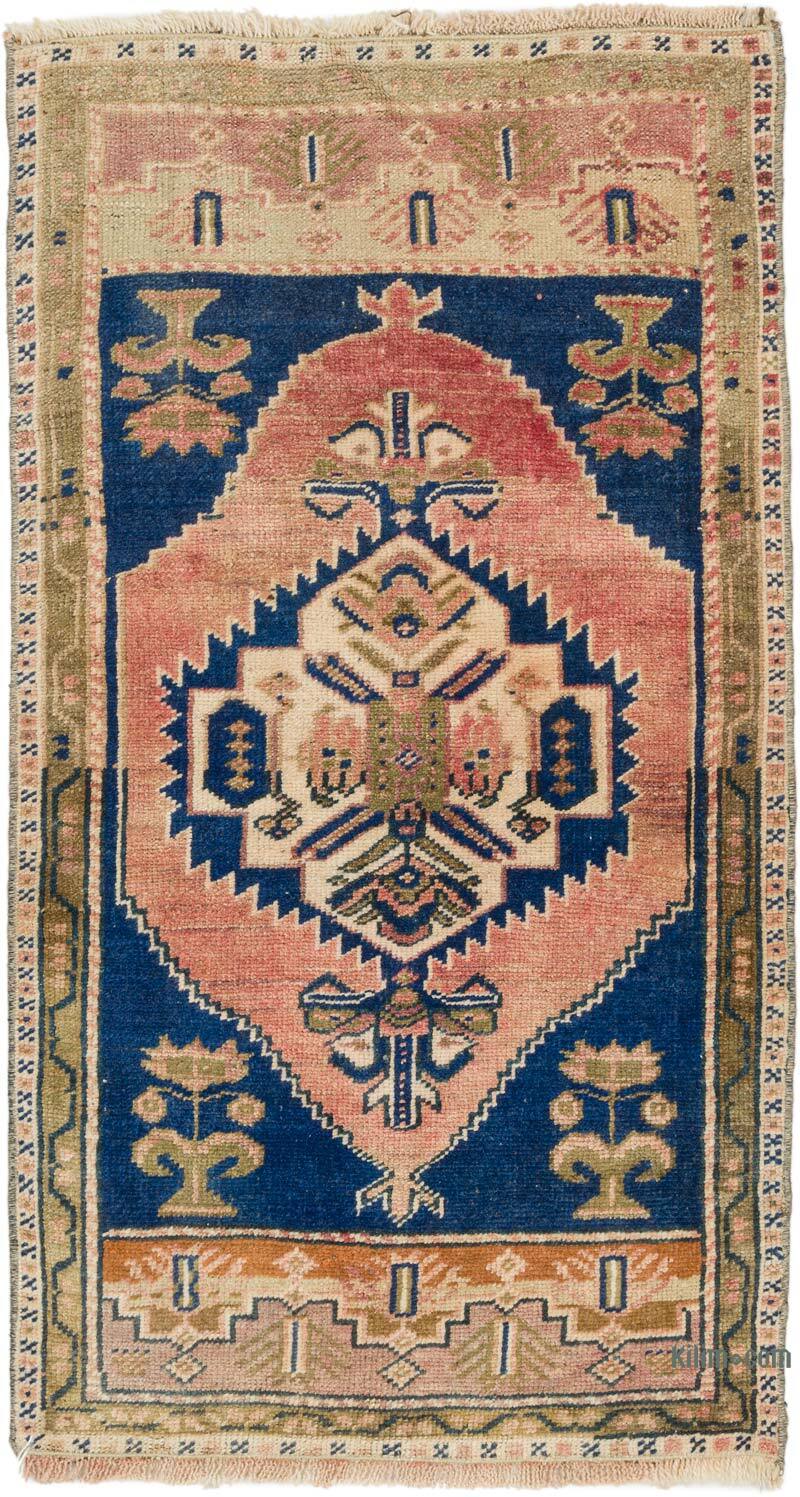 Vintage Turkish Hand-Knotted Rug - 1' 11" x 3' 7" (23" x 43") - K0076447
