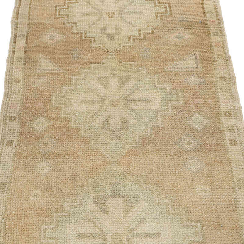 Vintage Turkish Hand-Knotted Rug - 1' 8" x 3' 3" (20" x 39") - K0076449