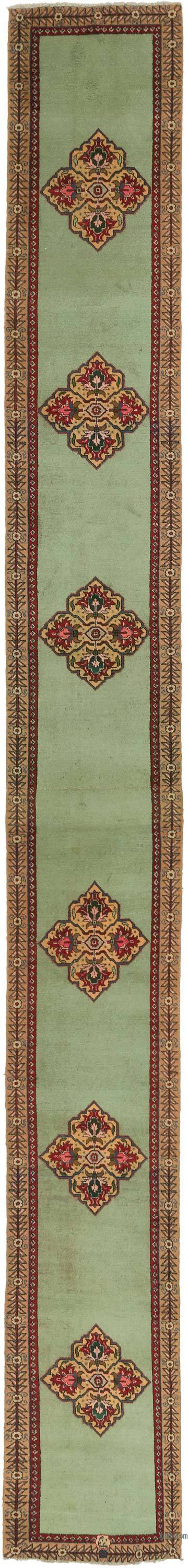 Vintage Turkish Runner Rug - 2' 11" x 25'  (35" x 300")