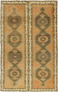 Vintage Turkish Hand-Knotted Rug - 8' 8" x 13' 5" (104" x 161")