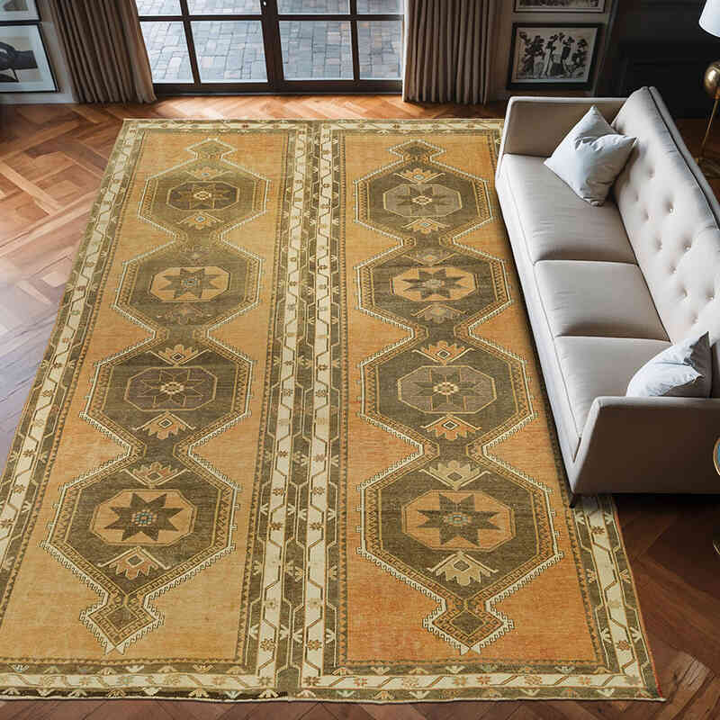 El Dokuma Vintage Hali - 264 cm x 408 cm - K0076454
