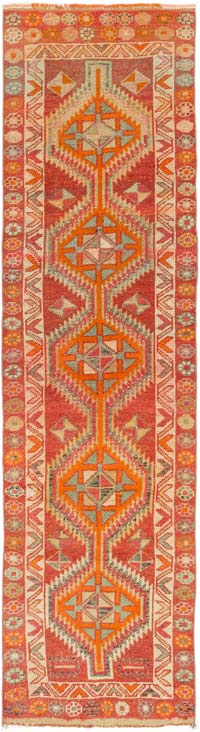 Vintage Anadolu Yolluk - 82 cm x 300 cm