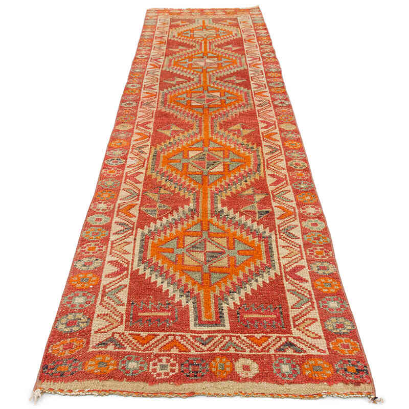 Alfombra Vintage de pasillo - 82 cm x 300 cm - K0076455