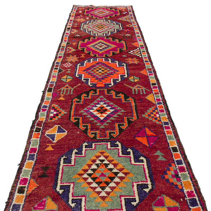 Alfombra Vintage de pasillo - 91 cm x 364 cm - K0076462