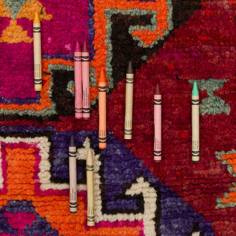 Alfombra Vintage de pasillo - 91 cm x 364 cm - K0076462