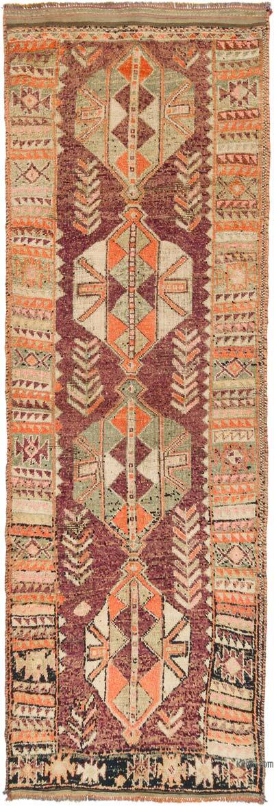 Vintage Tribal Runner Rug - 4'  x 11' 8" (48" x 140")