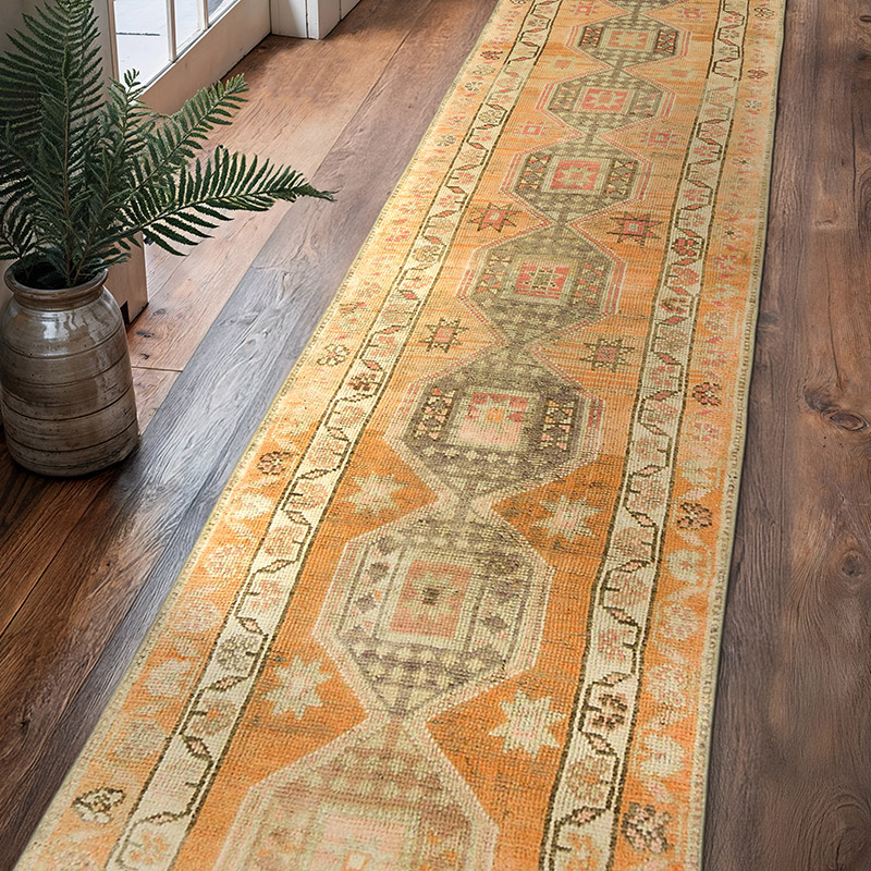 Vintage Anadolu Yolluk - 80 cm x 360 cm - K0076466