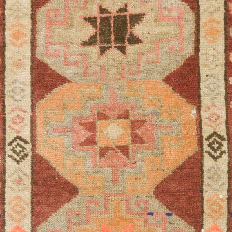 Vintage Tribal Runner Rug - 2' 6" x 10' 4" (30" x 124") - K0076469