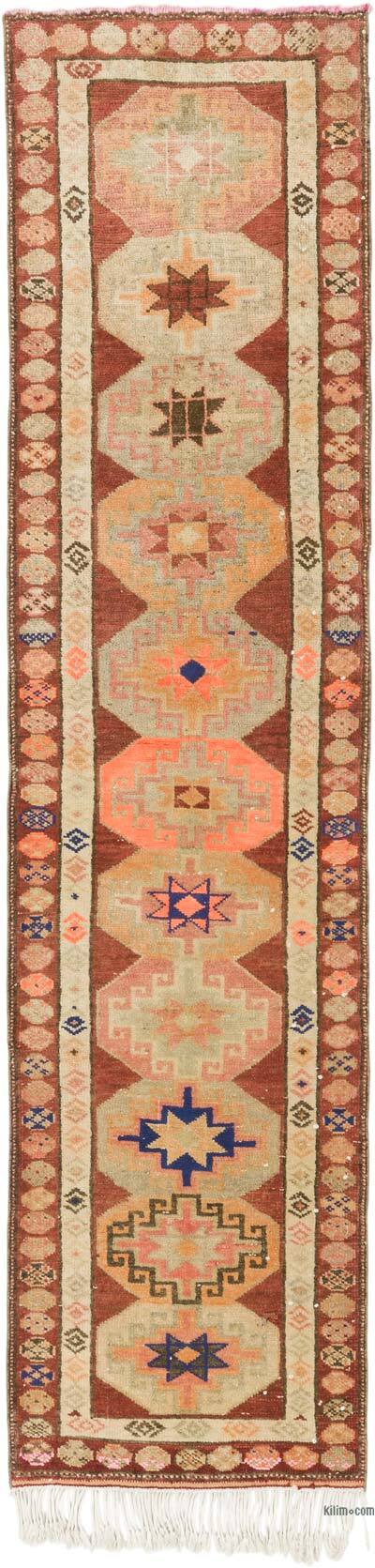 Vintage Tribal Runner Rug - 2' 6" x 10' 4" (30" x 124")
