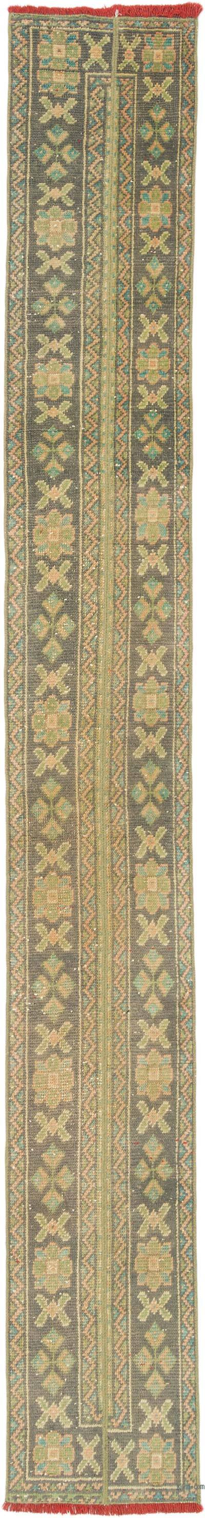 Alfombra Turca Vintage De Pasillo - 46 cm x 353 cm