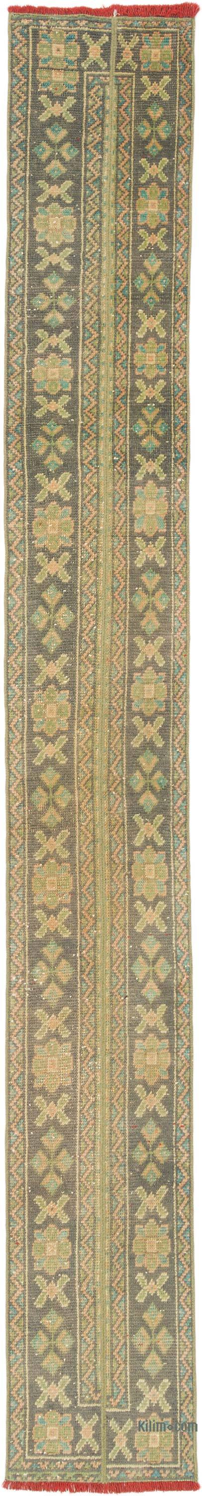 Alfombra Turca Vintage De Pasillo - 46 cm x 353 cm - K0076471